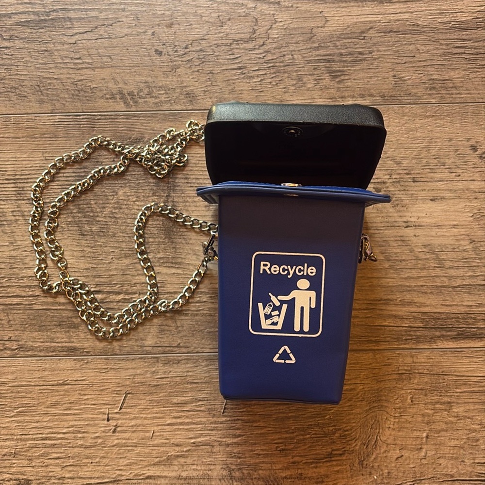 Brinley Recycle Bin Crossbody Bag